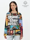 Лонгслив женский. Хлопок / GTA