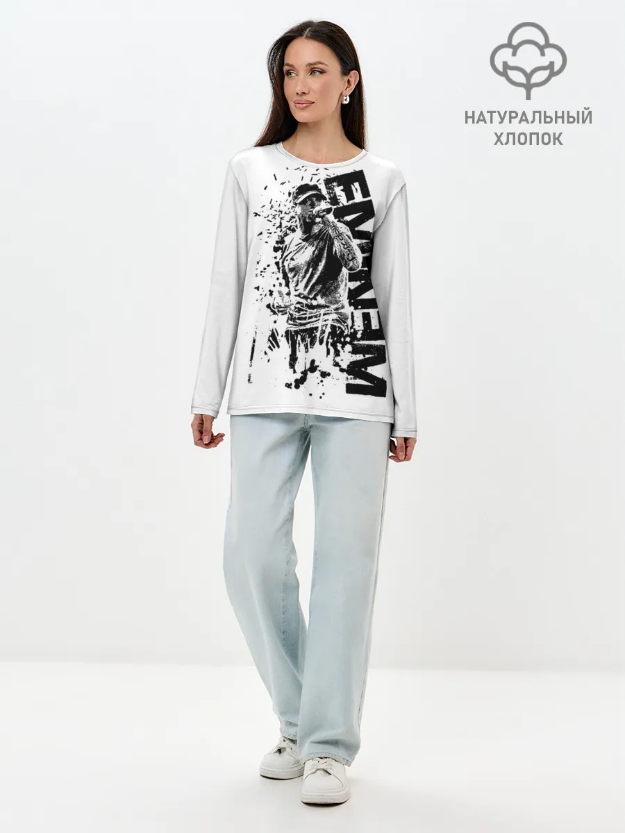 Лонгслив женский. Хлопок / Eminem