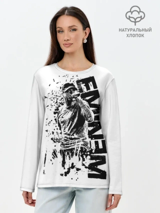 Лонгслив женский. Хлопок / Eminem