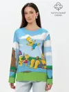 Лонгслив женский. Хлопок / The simpsons