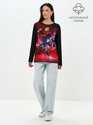 Лонгслив женский. Хлопок / Messi