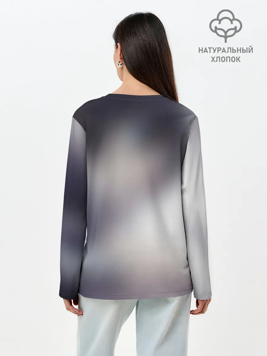 Лонгслив женский. Хлопок / Ято с мечом. БЕЗДОМНЫЙ БОГ