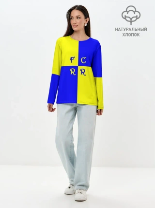 Лонгслив женский. Хлопок / ФК Ростов