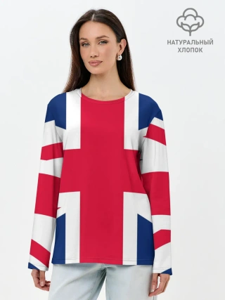 Лонгслив женский. Хлопок / Великобритания