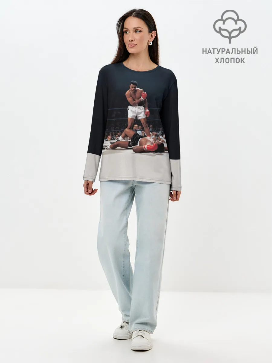 Лонгслив женский. Хлопок / Muhammad Ali