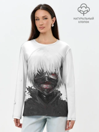 Лонгслив женский. Хлопок / Tokyo Ghoul
