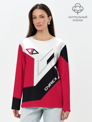 Лонгслив женский. Хлопок / Cyrex