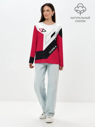 Лонгслив женский. Хлопок / Cyrex