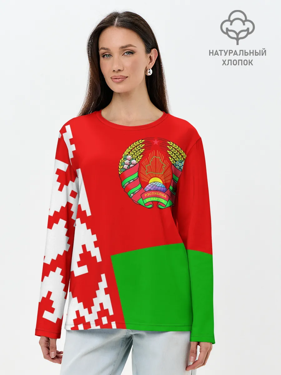 Лонгслив женский. Хлопок / Беларусь 2