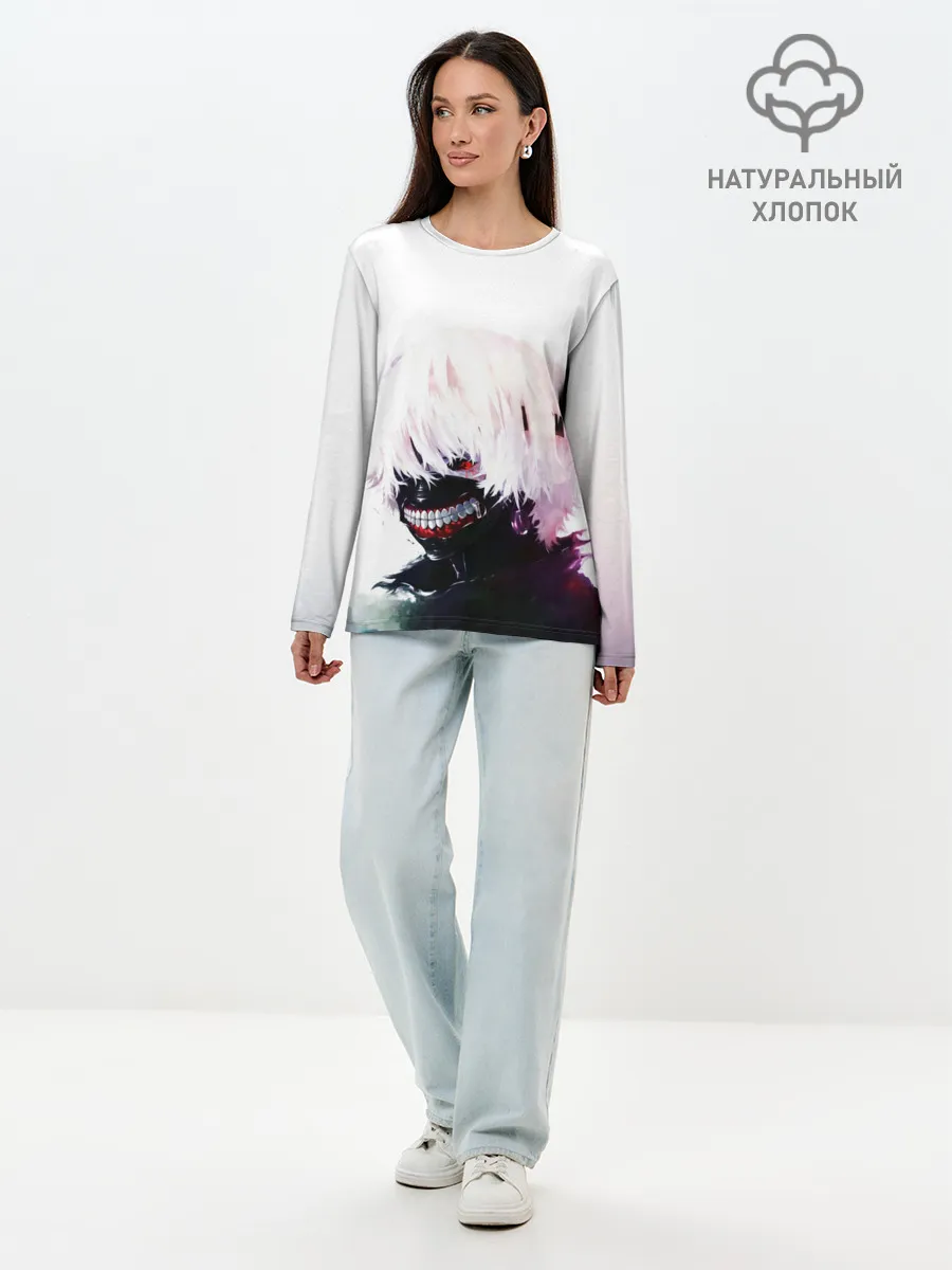 Лонгслив женский. Хлопок / Smile