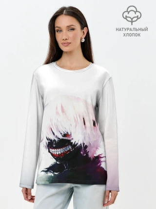 Лонгслив женский. Хлопок / Smile