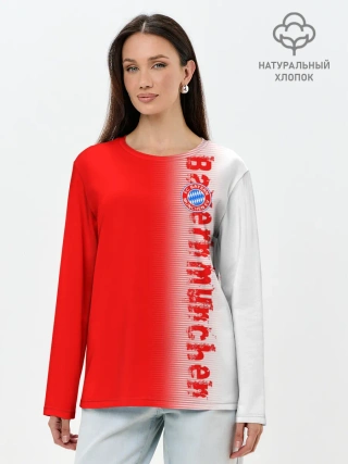 Лонгслив женский. Хлопок / FC Bayern 2018 Original