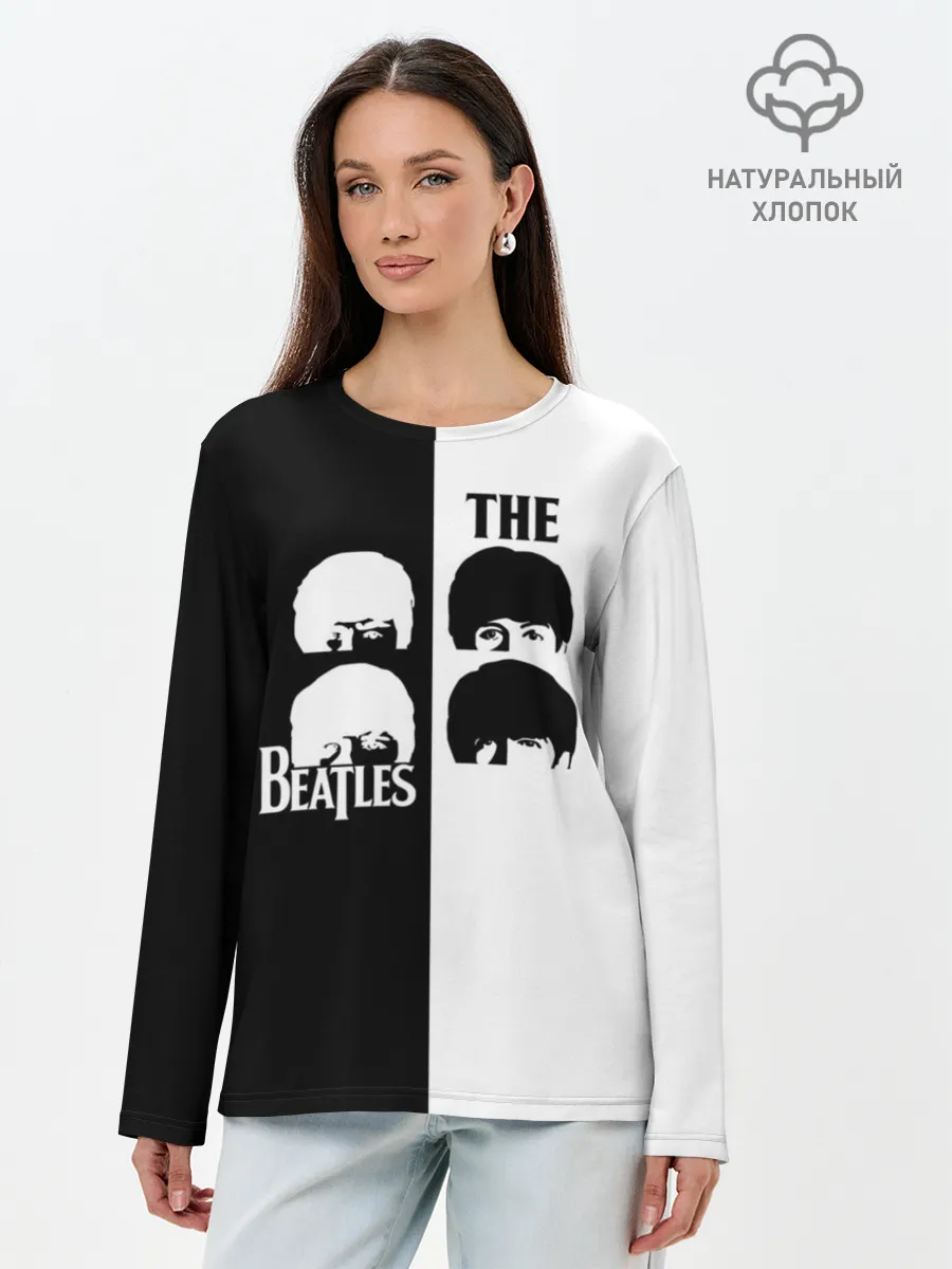 Лонгслив женский. Хлопок / The Beatles