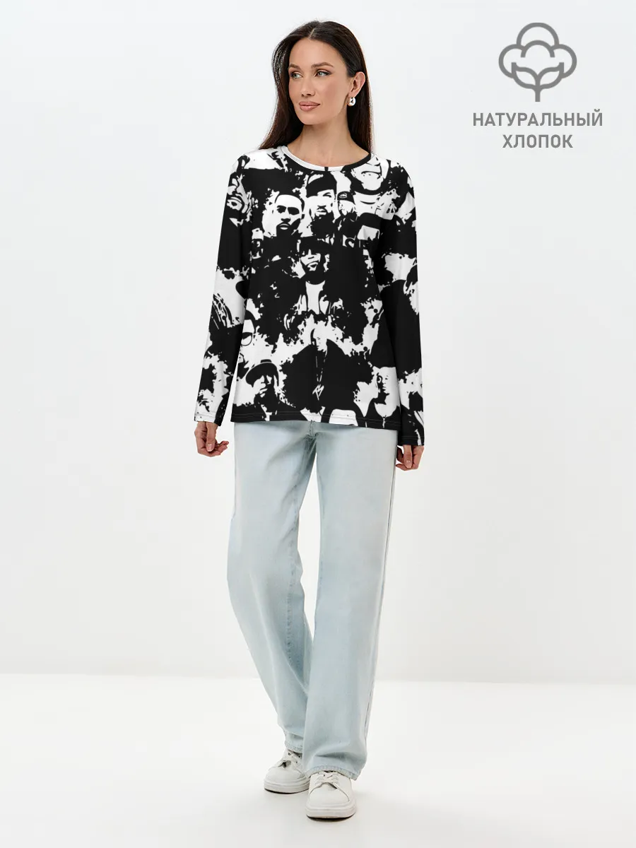 Лонгслив женский. Хлопок / ЛЕГЕНДЫ РЕПА