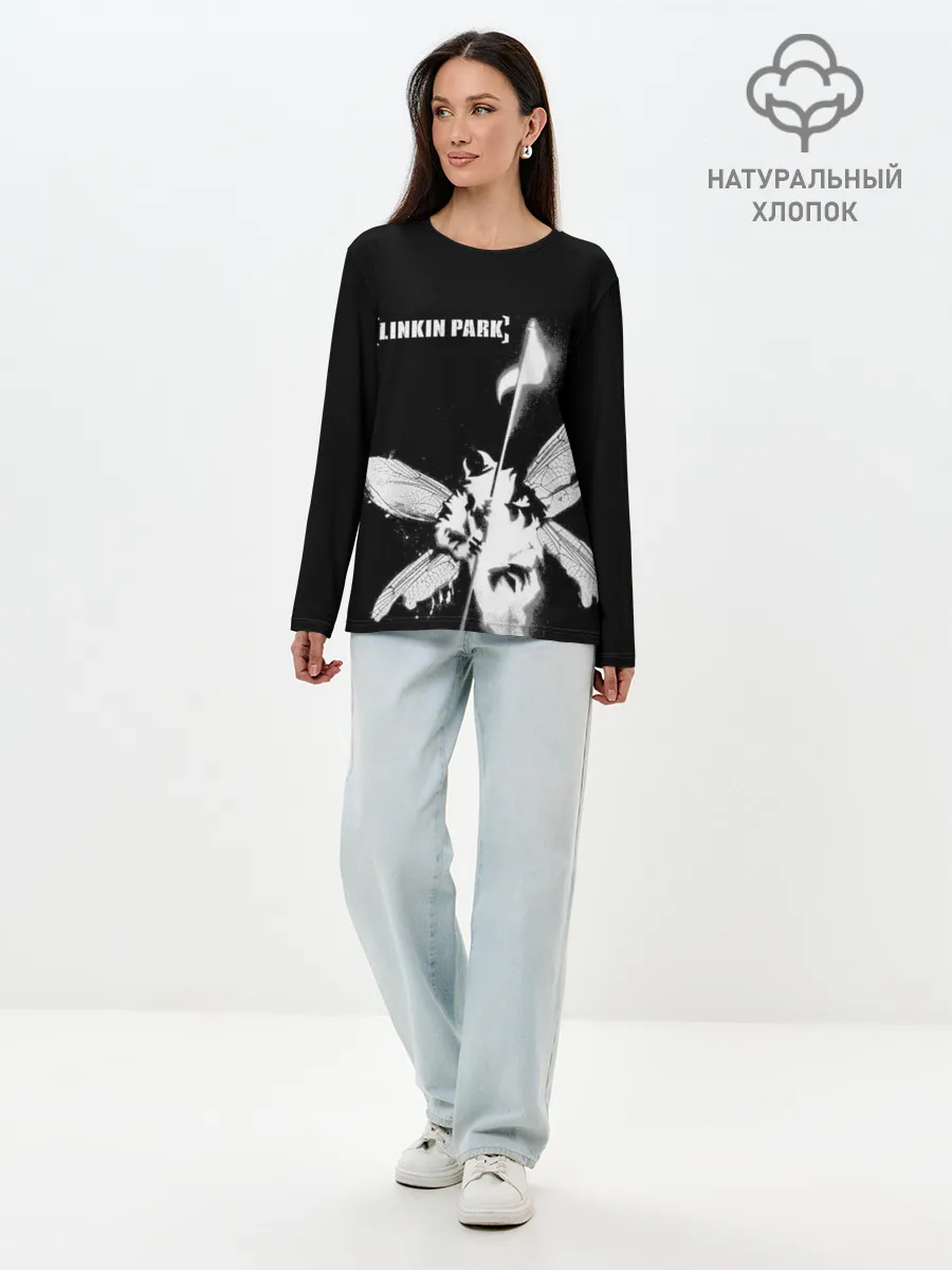 Лонгслив женский. Хлопок / Linkin Park