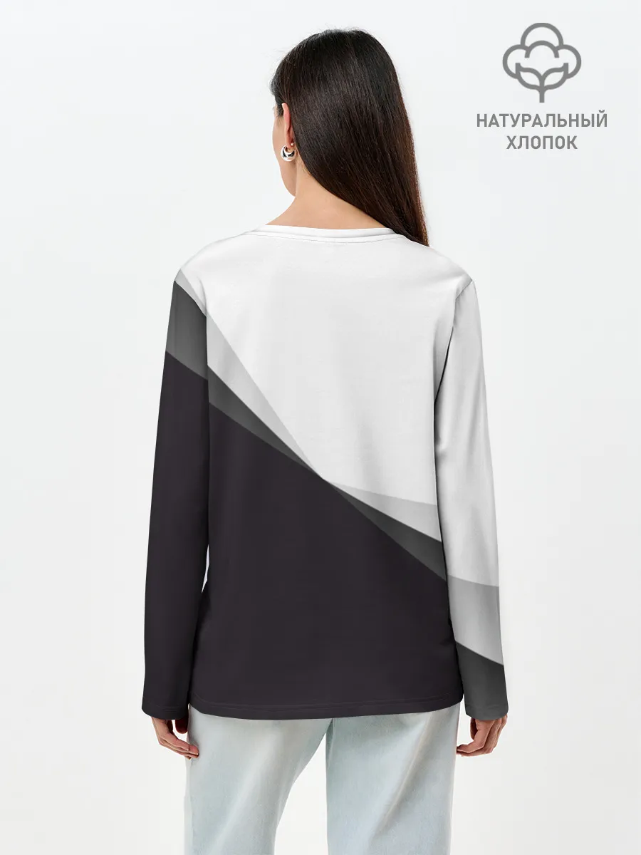 Лонгслив женский. Хлопок / Минимализм
