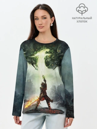 Лонгслив женский. Хлопок / Dragon Age: Inquisition