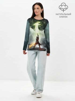 Лонгслив женский. Хлопок / Dragon Age: Inquisition