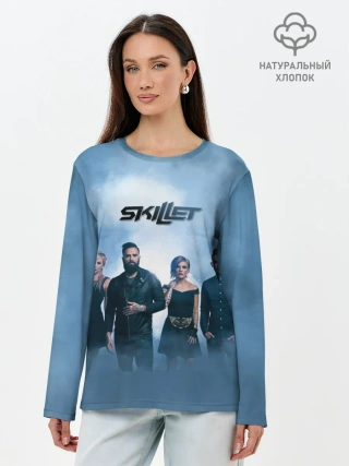Лонгслив женский. Хлопок / Skillet