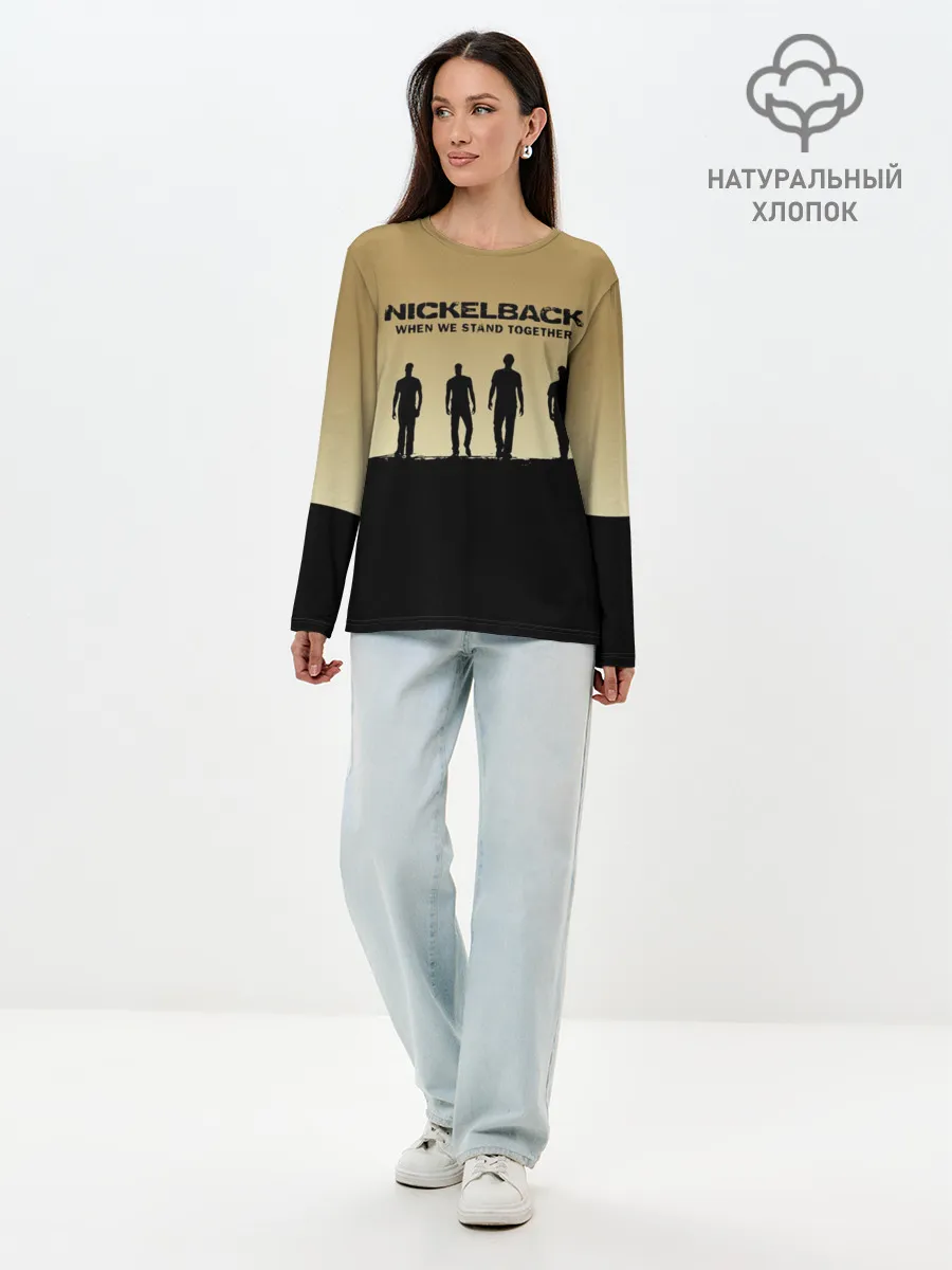 Лонгслив женский. Хлопок / Nickelback