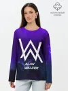 Лонгслив женский. Хлопок / Alan Walker SPACE COLLECTION