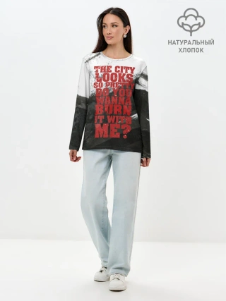 Лонгслив женский. Хлопок / Hollywood Undead