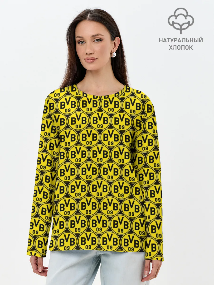 Лонгслив женский. Хлопок / Borussia