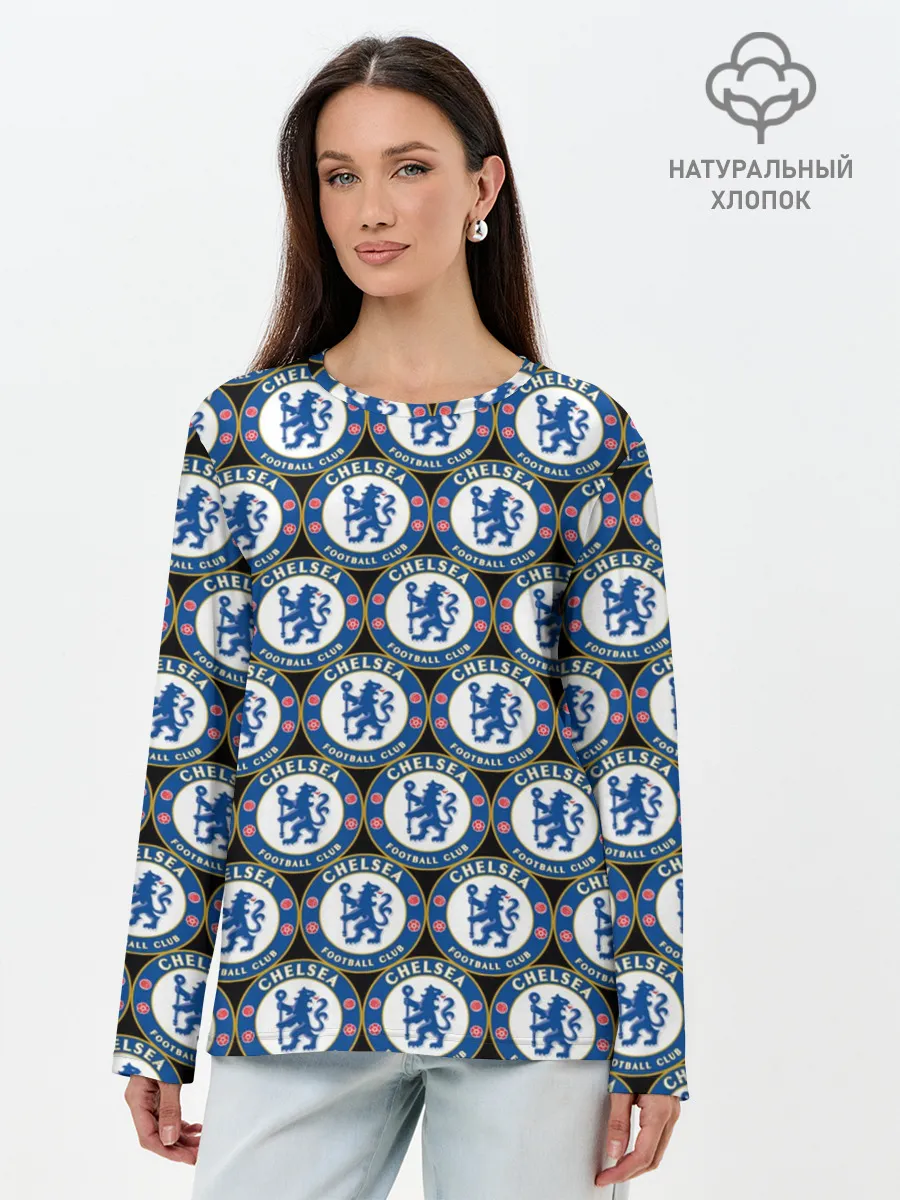 Лонгслив женский. Хлопок / Chelsea