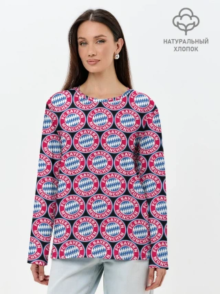 Лонгслив женский. Хлопок / Bayern Munchen