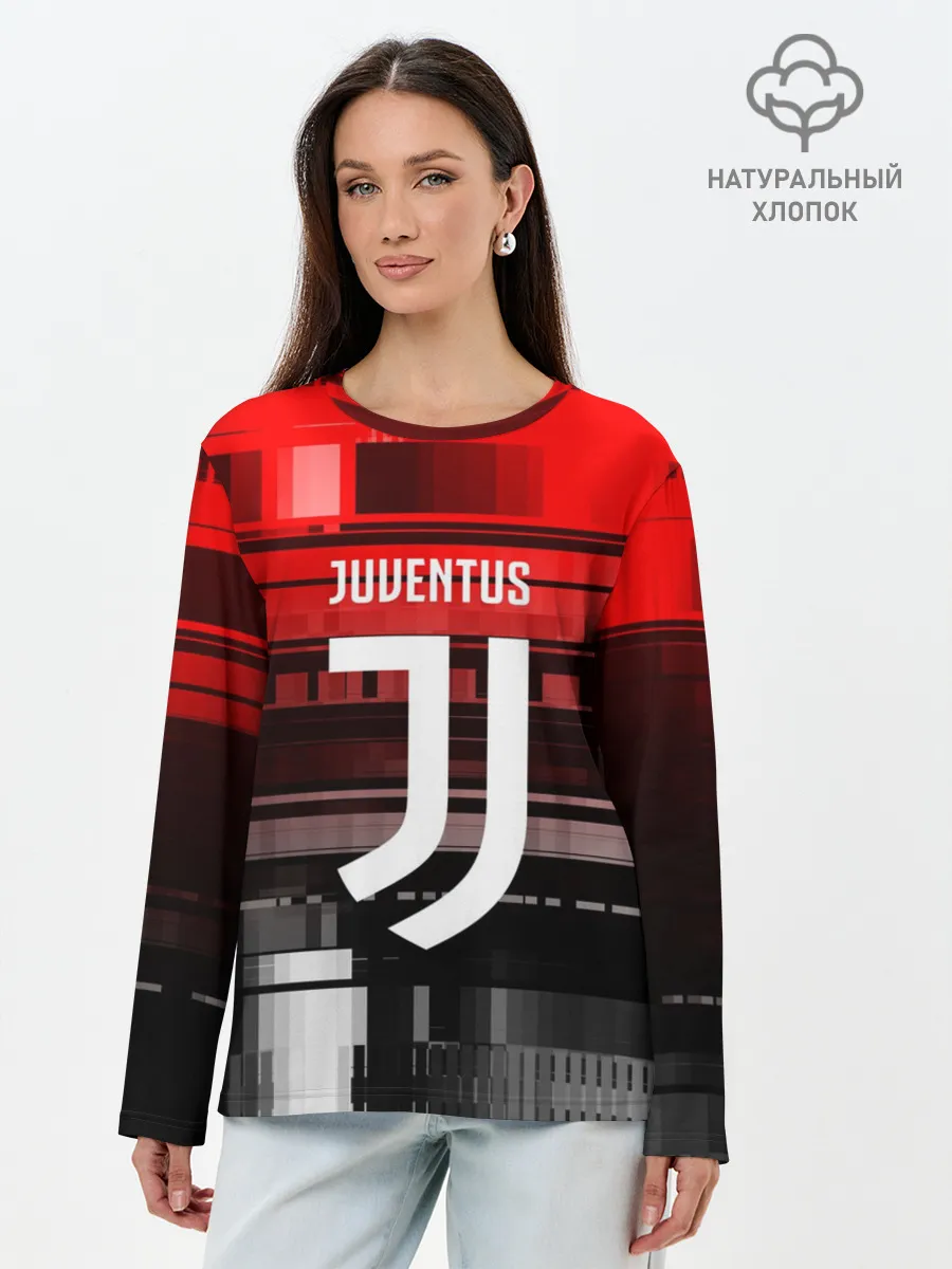 Лонгслив женский. Хлопок / Juventus