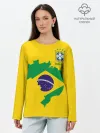 Лонгслив женский. Хлопок / Бразилия, форма