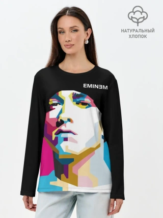 Лонгслив женский. Хлопок / Eminem