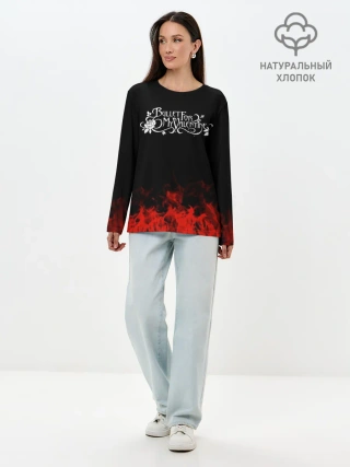 Лонгслив женский. Хлопок / Bullet for my Valentine