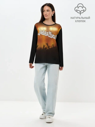Лонгслив женский. Хлопок / Judas Priest