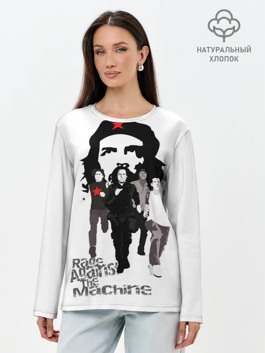 Лонгслив женский. Хлопок / Rage Against the Machine