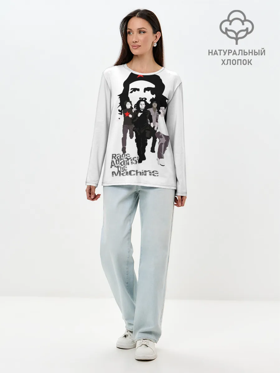 Лонгслив женский. Хлопок / Rage Against the Machine