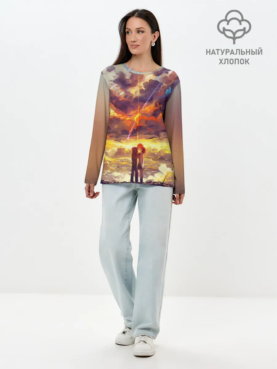 Лонгслив женский. Хлопок / The End