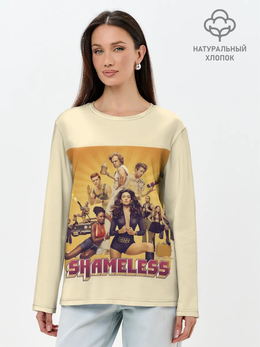 Лонгслив женский. Хлопок / Бесстыжие