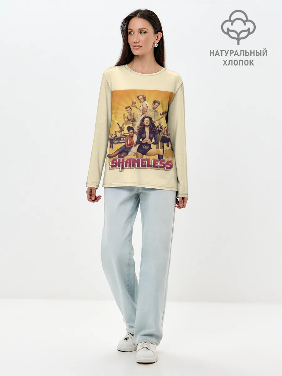 Лонгслив женский. Хлопок / Бесстыжие