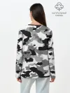 Лонгслив женский. Хлопок / FC Juventus Camouflage