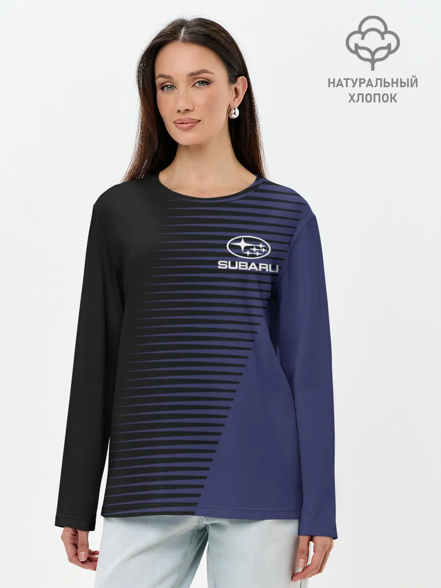 Лонгслив женский. Хлопок / SUBARU SPORT