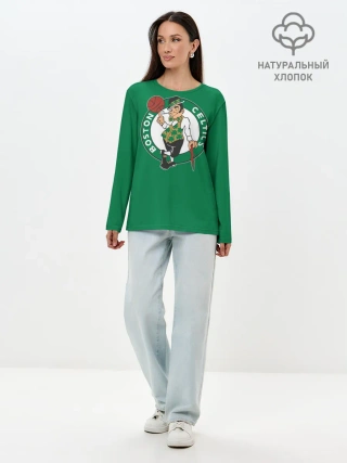 Лонгслив женский. Хлопок / Boston Celtics