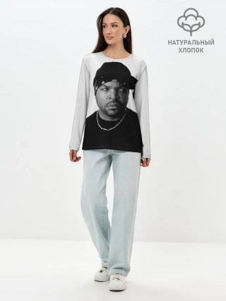 Лонгслив женский. Хлопок / Ice Cube