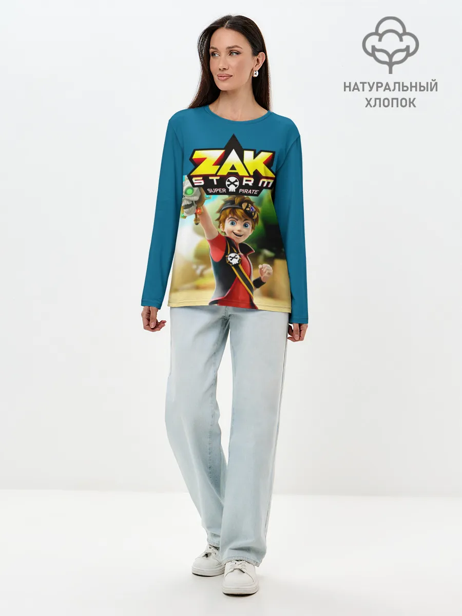 Лонгслив женский. Хлопок / Zak Storm_2