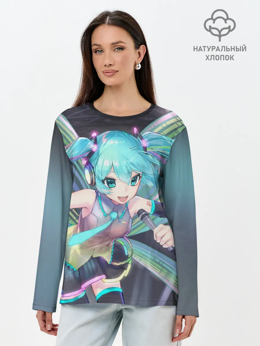 Лонгслив женский. Хлопок / Song