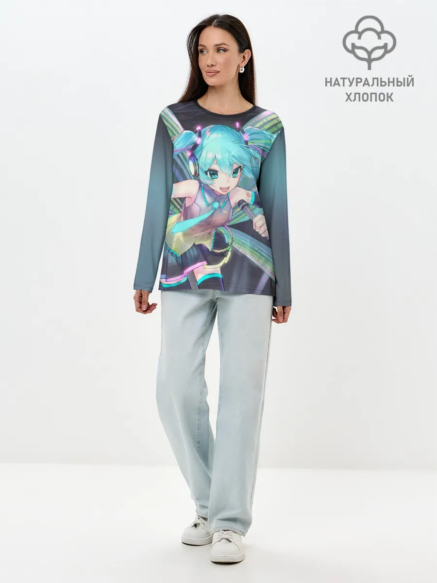 Лонгслив женский. Хлопок / Song