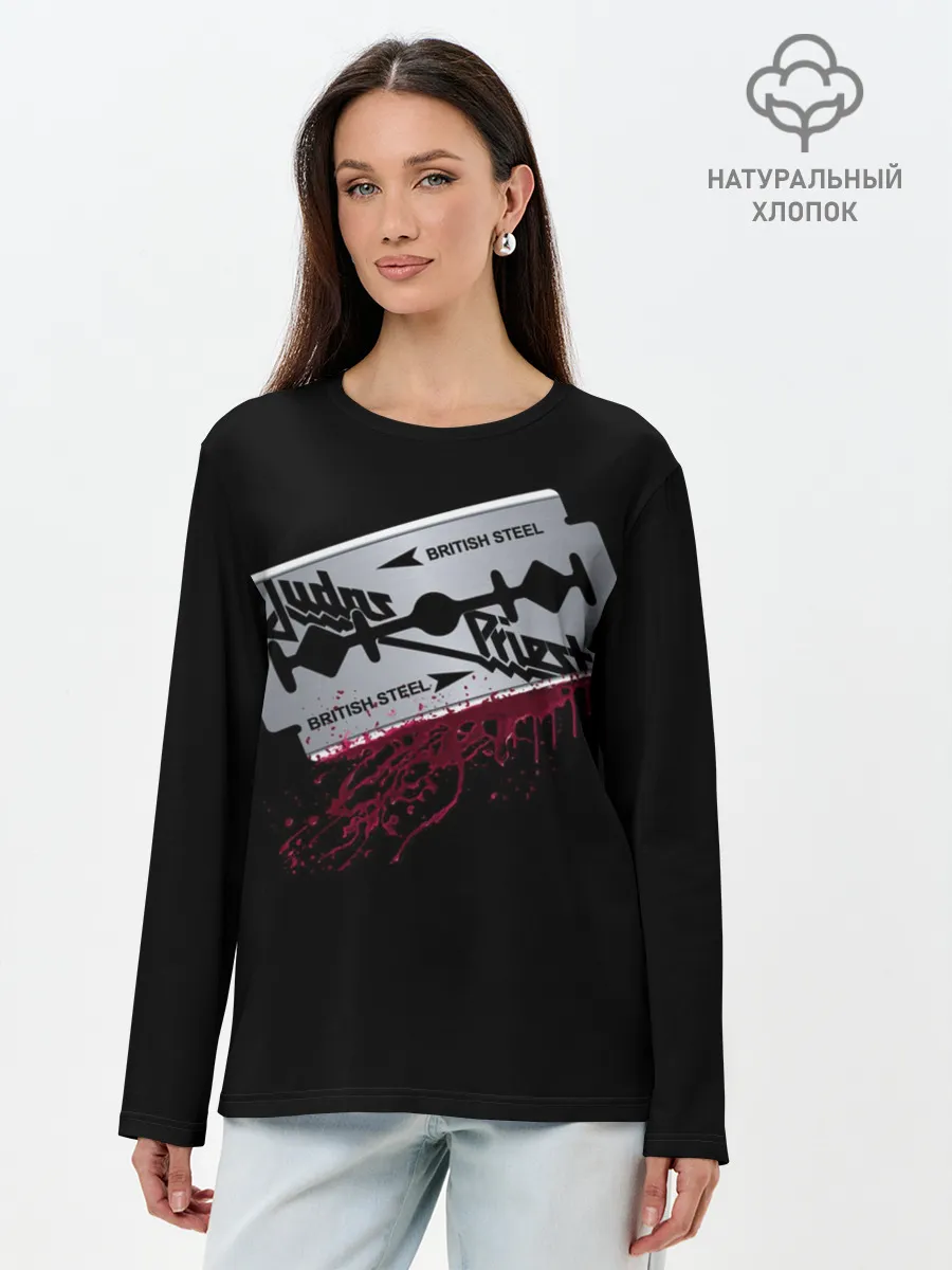 Лонгслив женский. Хлопок / Judas Priest