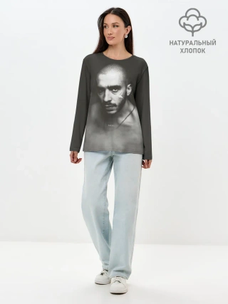Лонгслив женский. Хлопок / Хаски