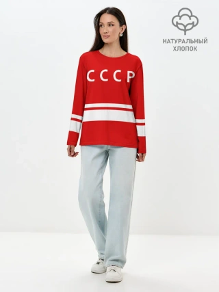 Лонгслив женский. Хлопок / Валерий Харламов 17