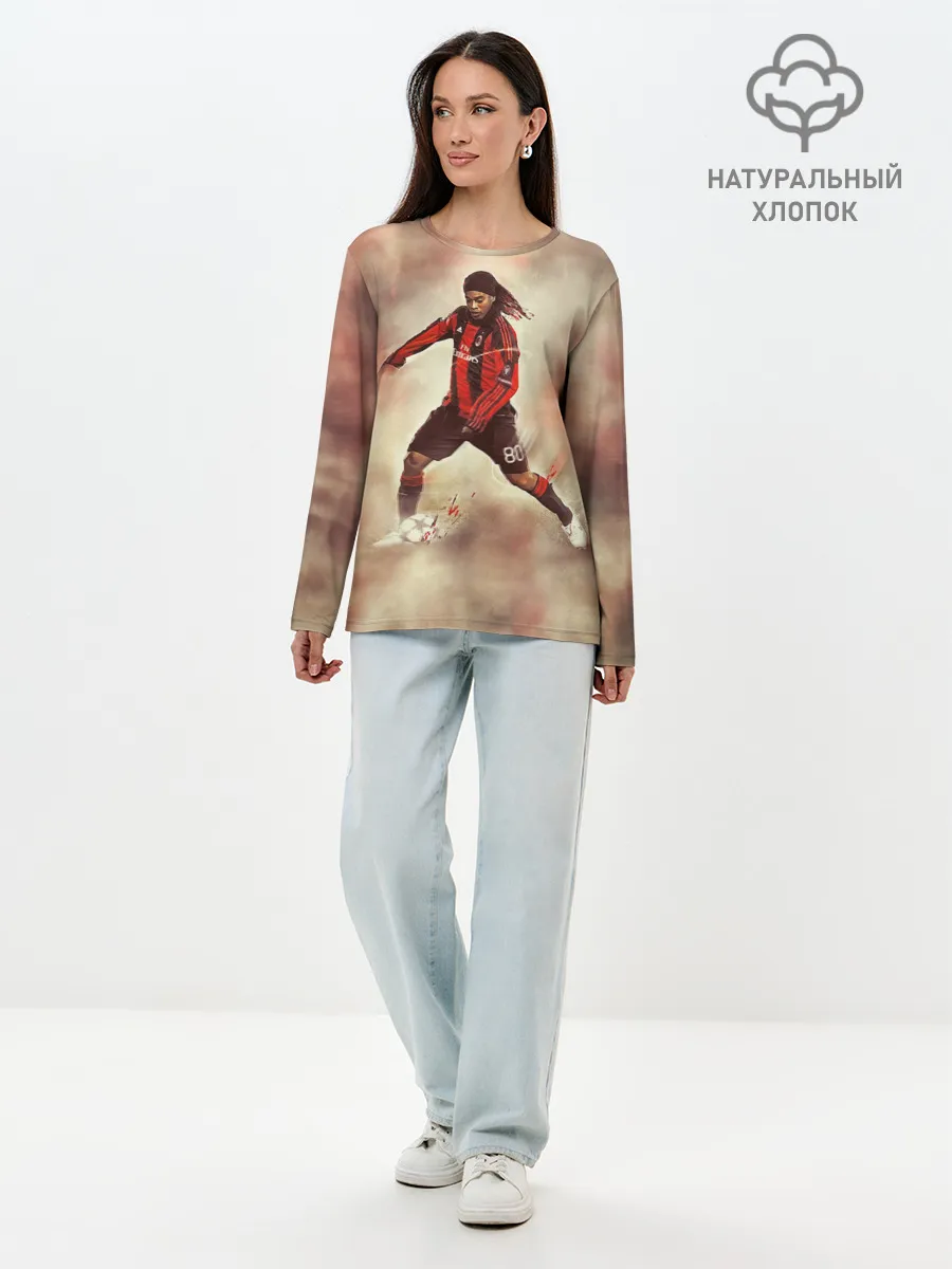 Лонгслив женский. Хлопок / Ronaldinho